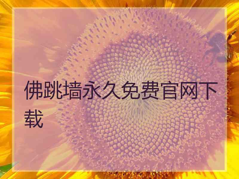 佛跳墙永久免费官网下载
