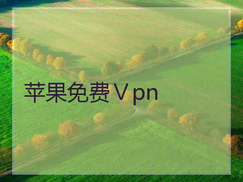苹果免费Ⅴpn