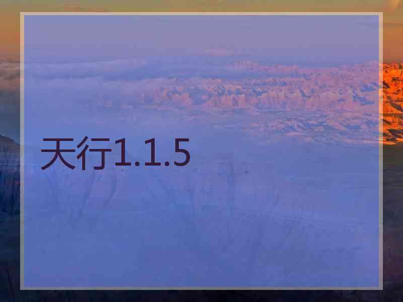 天行1.1.5